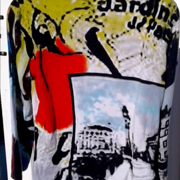 Gabriella Molinari Graphic Paris Sweater Top - Picture 2 of 6